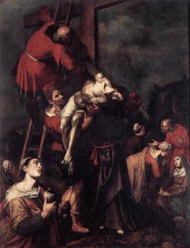 Frans The Younger Francken : Ambrosius Descent From The Cross